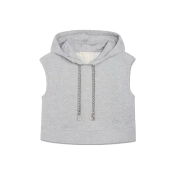 MICHAEL KORS Crop Tops Women's Gray