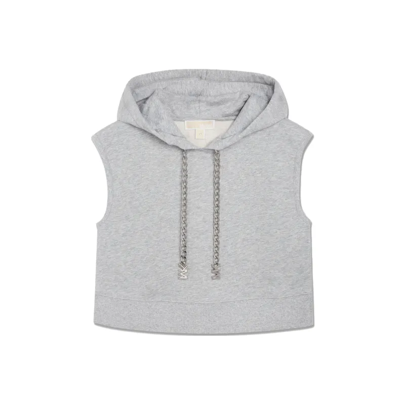 MICHAEL KORS Crop Tops Women's Gray-0