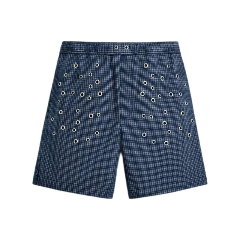 ZARA Casual Shorts Men Blue-0