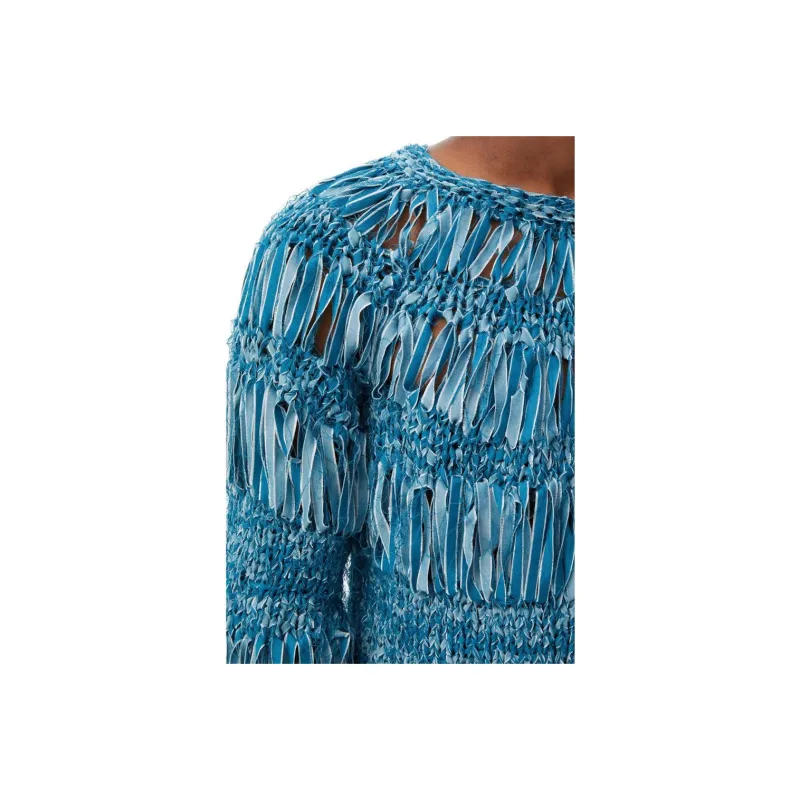 LOEWE Paula's Ibiza SS25 Knitwear Men's Turquoise-4
