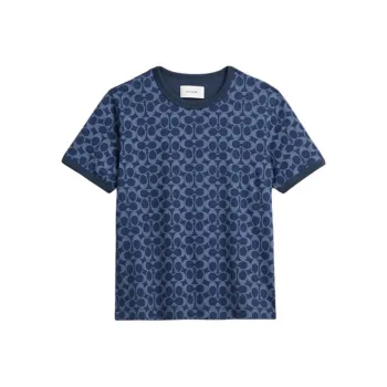 COACH Regular T Shirt Women's Blue