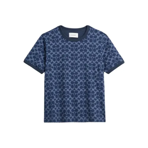 COACH Regular T Shirt Women's Blue