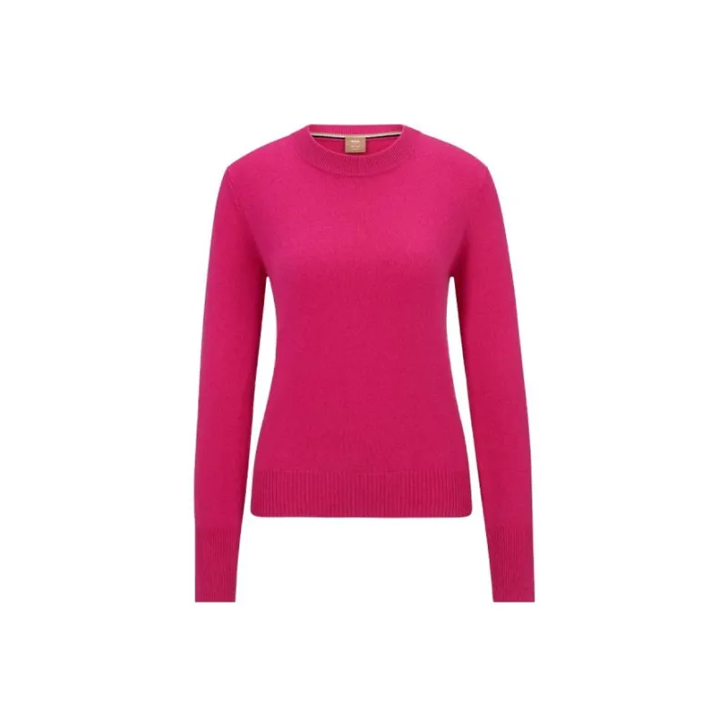 HUGO BOSS Logo plaque Cashmere Jumper-0