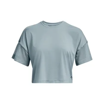 Under Armour Crop Tops Women's Gray