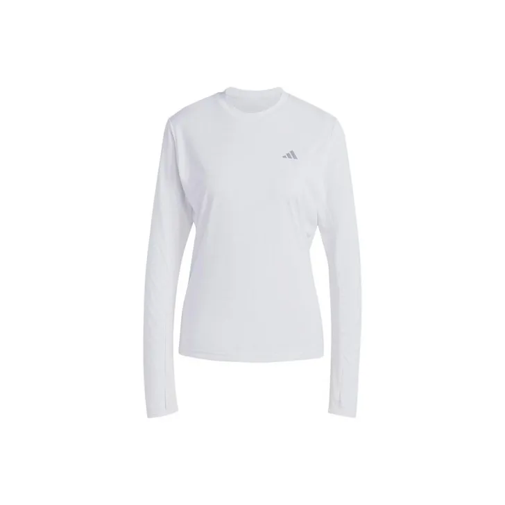Adidas Run It Long-Sleeve Top T-Shirt Women's White-0
