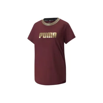 PUMA Santa Cruz X PUMA T Shirts Women's Deep Red