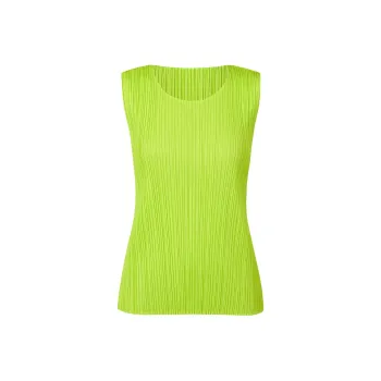 PLEATS PLEASE ISSEY MIYAKE Tank Tops Women's Green
