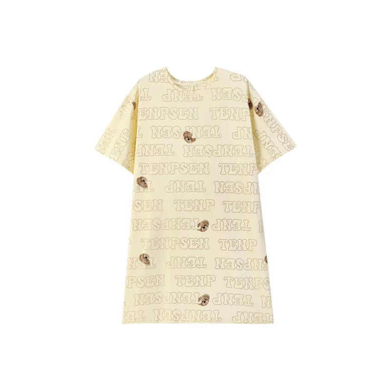 Nodos Shield Nightgown Women's Ecru-0