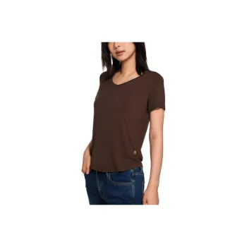 Victoria's Secret T Shirt Women's Dark Brown
