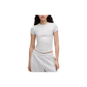 Lululemon Hold Tight SS25 T Shirt Women's Gray White