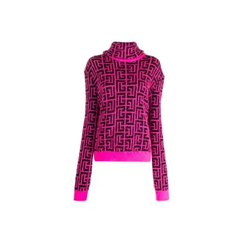 BALMAIN Rossignol FW21 Loose Fit Sweater Women's Pink