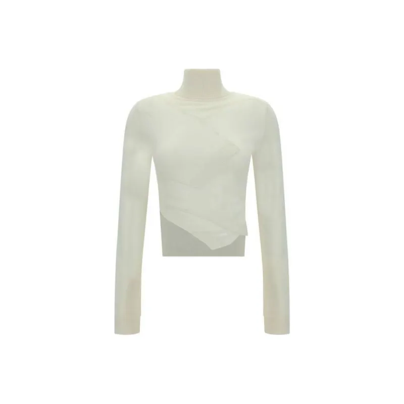 MM6 Maison Margiela High Neck Long Sleeved Jumper-0