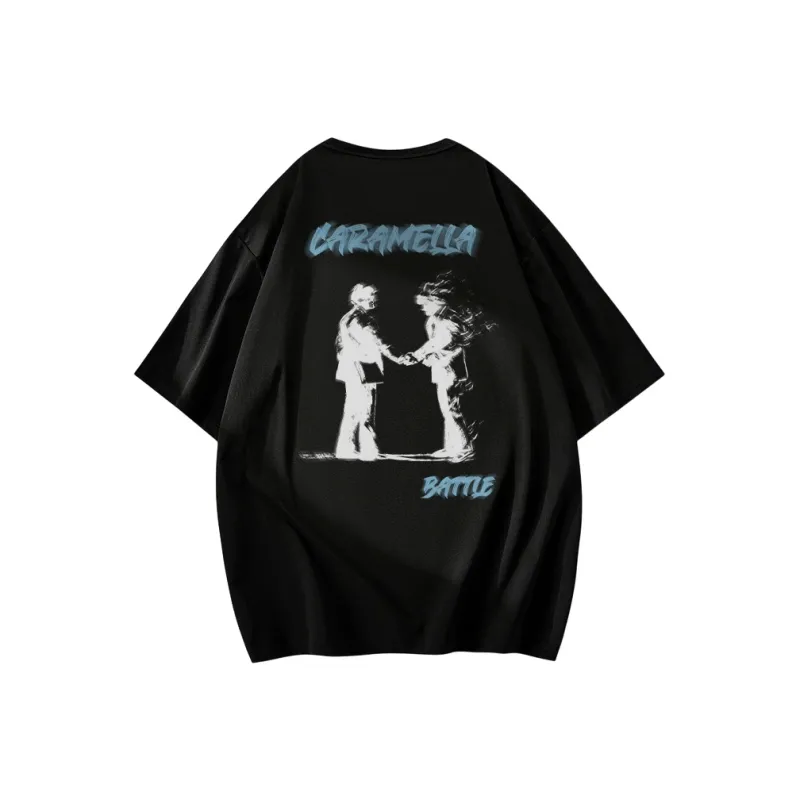 Caramella Drop Shoulder Sleeve T Shirt Women's-8