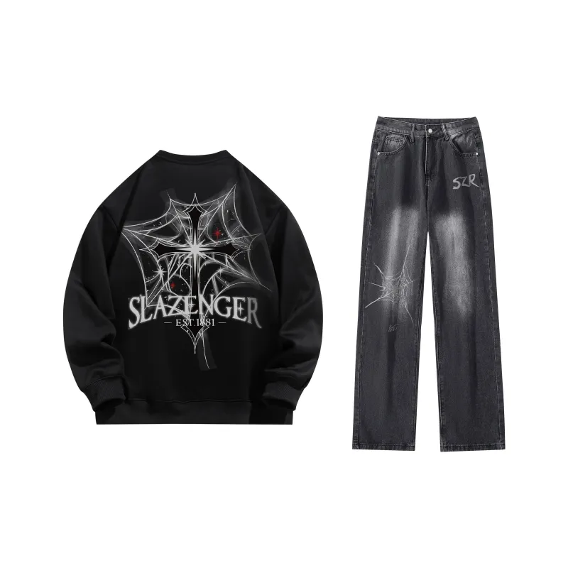 Slazenger Sweatshirt Set Unisex-3