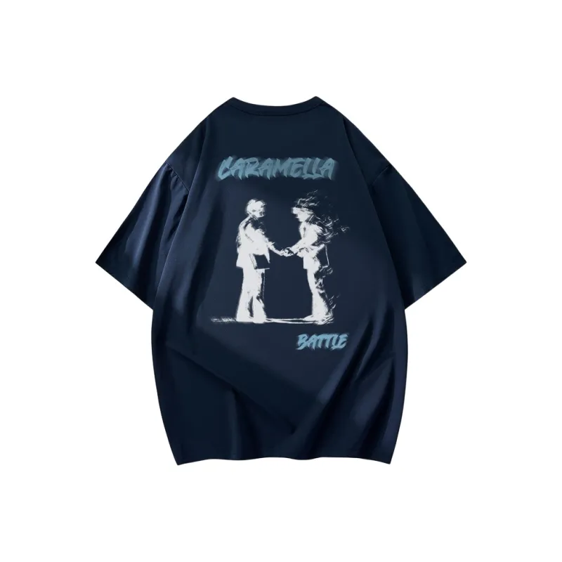 Caramella Drop Shoulder Sleeve T Shirt Women's-4