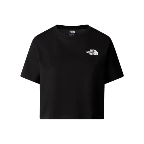 THE NORTH FACE Logo Printed Cropped T Shirt