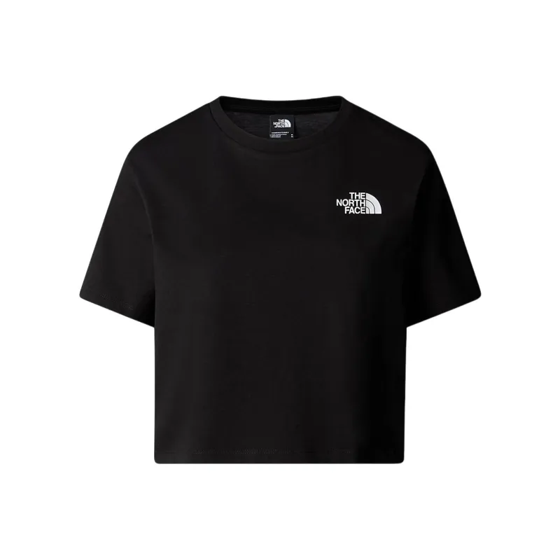 THE NORTH FACE Logo Printed Cropped T Shirt-0
