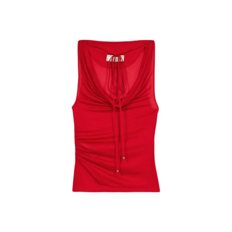 Blumarine Cowl neck Tank Top-0