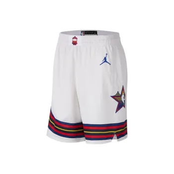 Jordan x NBA SS25 Sports Shorts Men's White
