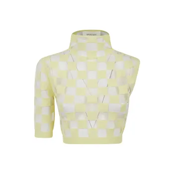 SportMax Crop Tops Women's Yellow