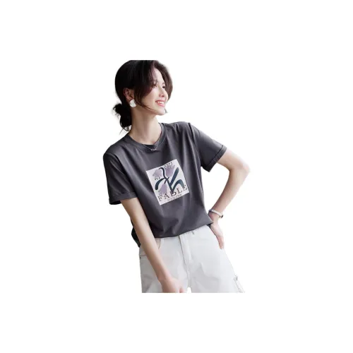 XWI T Shirts Women's Smoke Gray