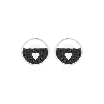 GEMOLA Synthetic Cubic Zirconia Clip On Earrings Women's