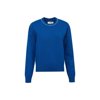 MM6 Maison Margiela Sweater Women's Blue