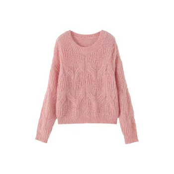 XIANGYING Sweaters Women's Pink