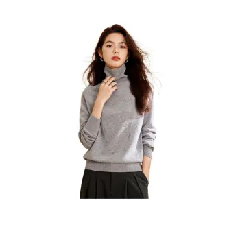 CARBAMMI Sweater Women's Floral Light Coffee