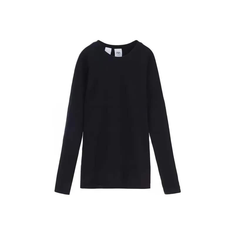 ZARA Skating Collection T-Shirt Women's Black-0