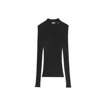 SAINT LAURENT Cassandre Ribbed Jumper