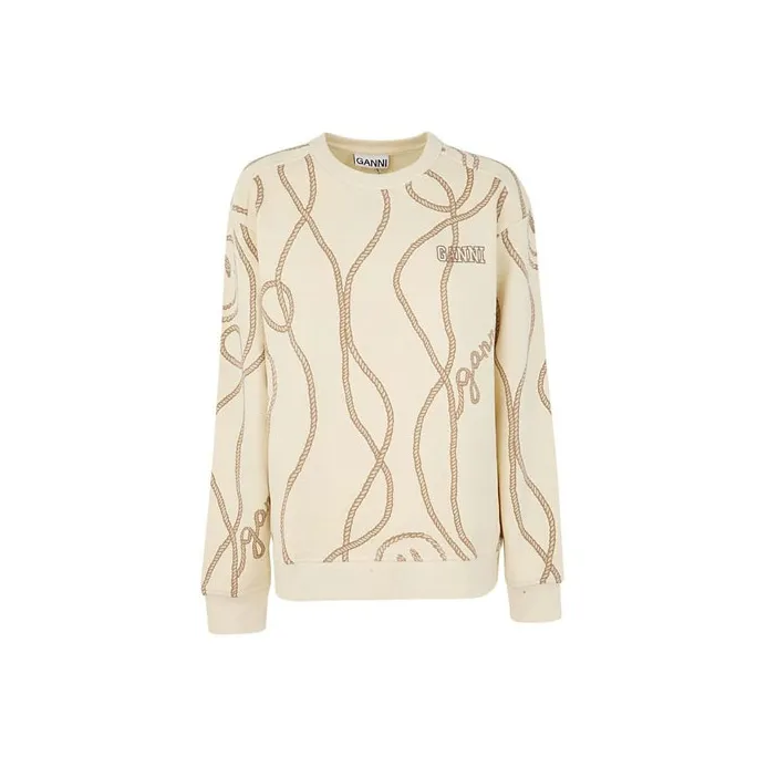 GANNI FW22 Sweater Women's Beige-0