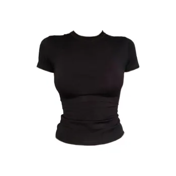 Puppytown Set in Sleeve T Shirt Women's Black
