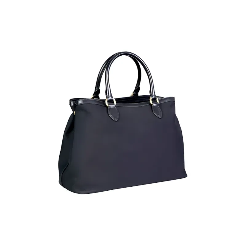 PRADA Canvas With Calfskin Canvas Bag Handbags Men's Black-2