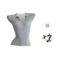 Gray+Bowknot Hair Tie (Comes with)