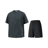 Clothing Set (Dark Gray Top+Black Pants)
