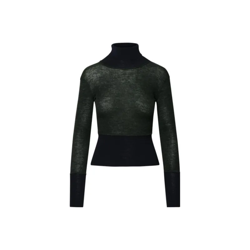 THOM BROWNE THOM BROWNE FW23 Early Autumn Collection Sweaters Women's Green-0