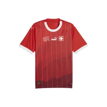PUMA Switzerland Football 23/24 Home Soccer Jerseys Men's Pinma Red