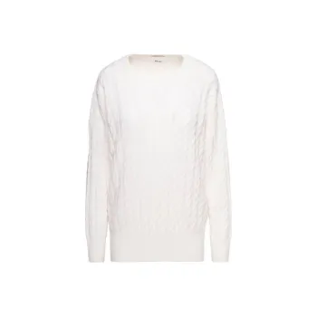 ALLUDE Cable knit Long sleeve Jumper