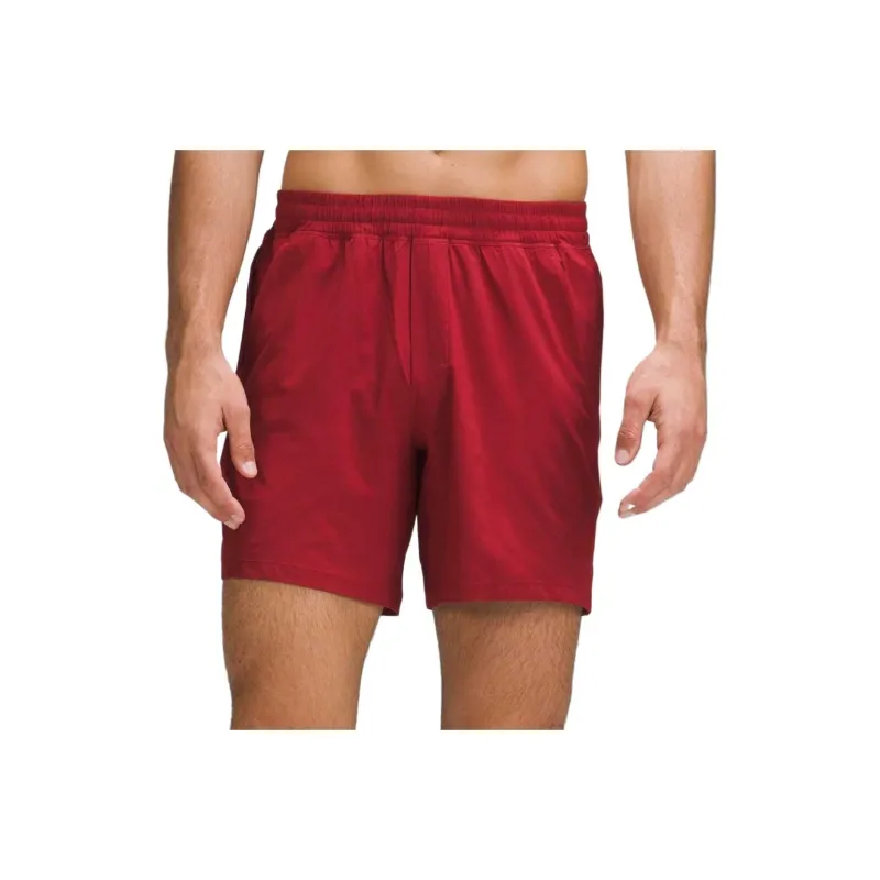 Lululemon Pace Breaker Sports Shorts Men's Dark Red-0