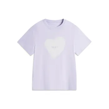 LiNing Sports Life Collection T Shirt Women's Sea Salt Purple