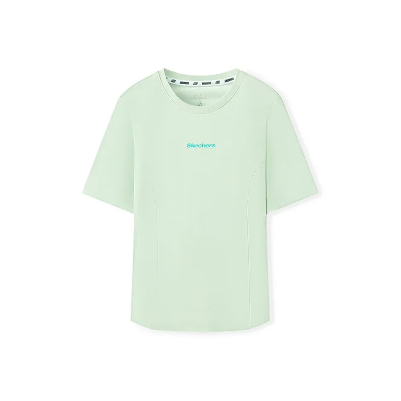 Skechers Sports Life Collection SS25 T Shirt Women's Lily Green-0