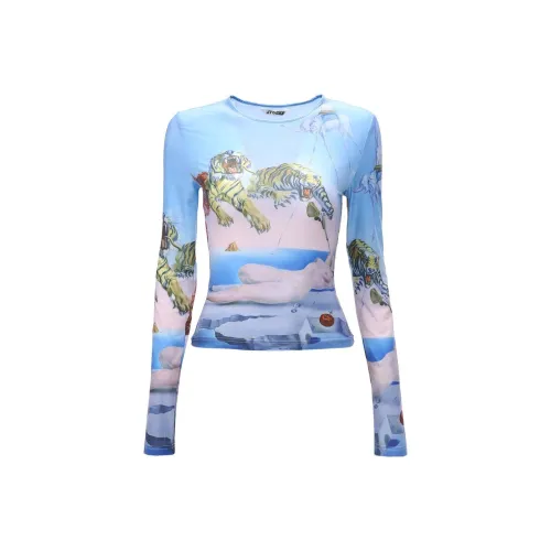 JYOSEI Crop Tops Women's Multicolor