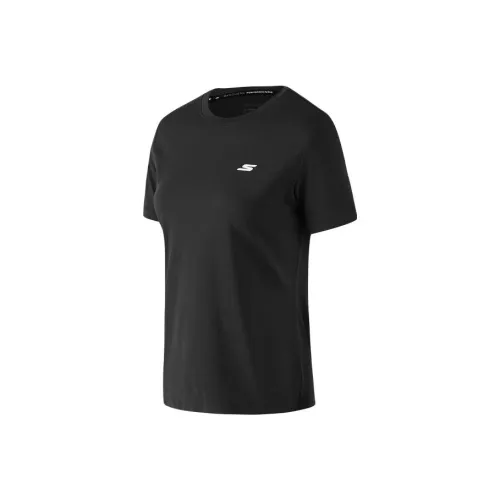 Skechers Basic Sports Series T Shirt Women's Carbon Black