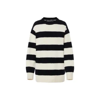 MO&CO Sweaters Women's Black White Stripes