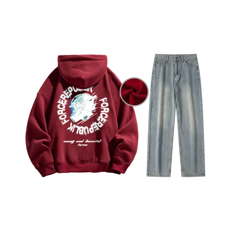 FORCEREPUBLIK Sweatshirt Sets Unisex-22