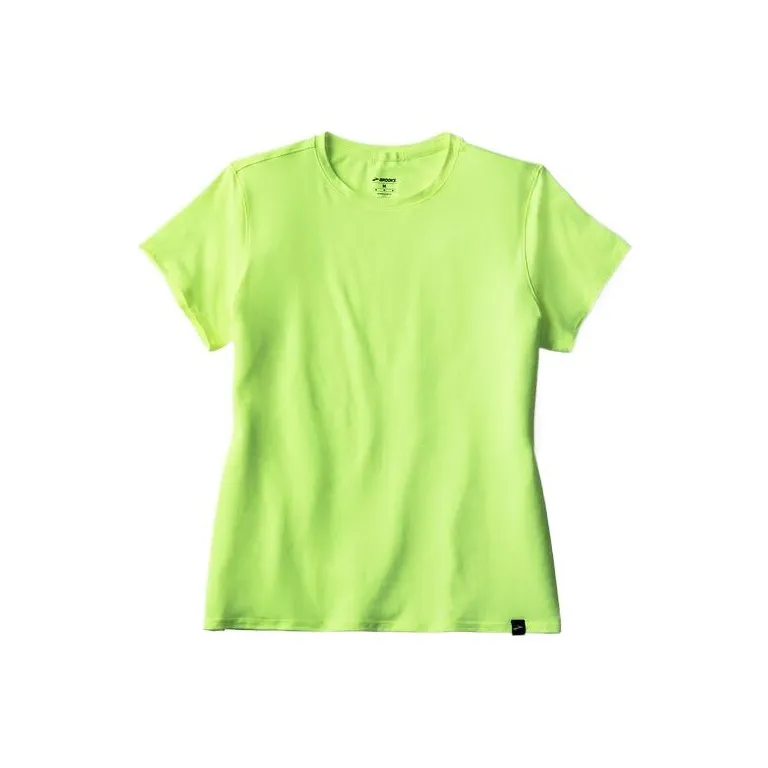 Brooks Regular T Shirt Women's Fluorescent Yellow-0