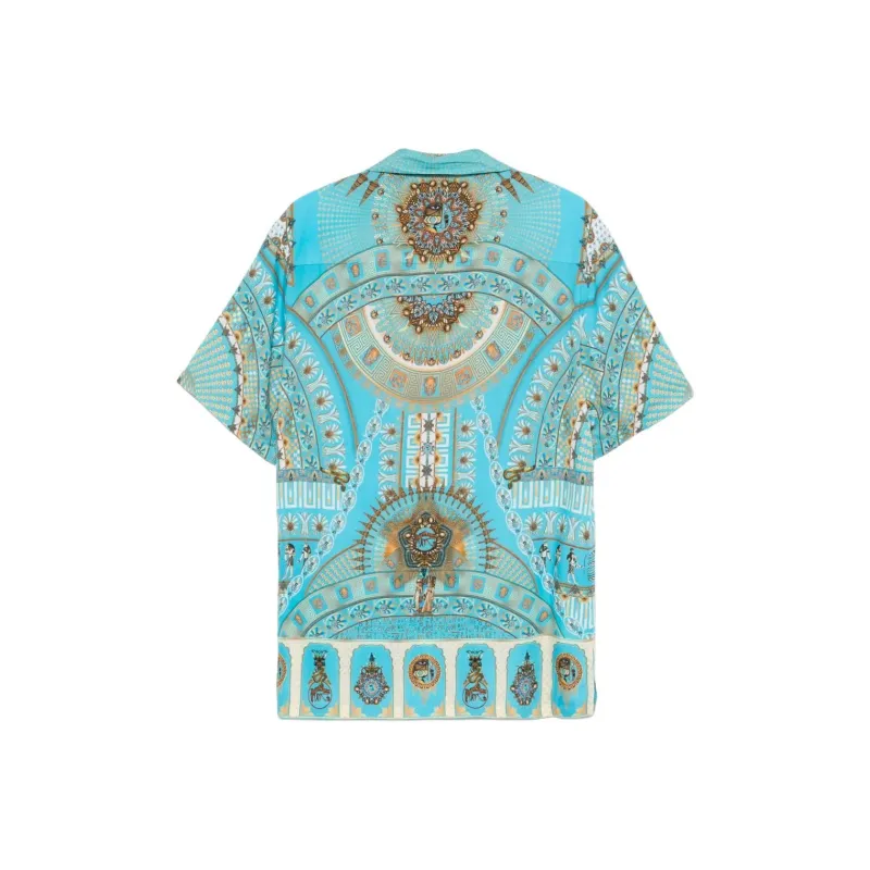 Camilla Short sleeves Camp collared Shirt-1