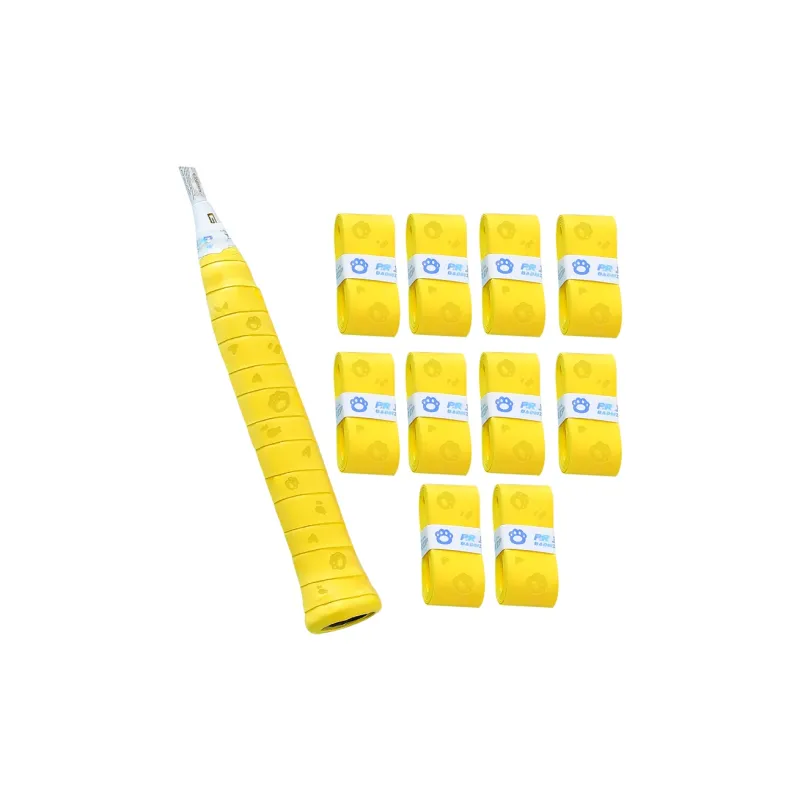 P.R IND Badminton Grip Tape Multicolor PU Polyurethane Thin 2.5cm*0.7mm*110cm-63