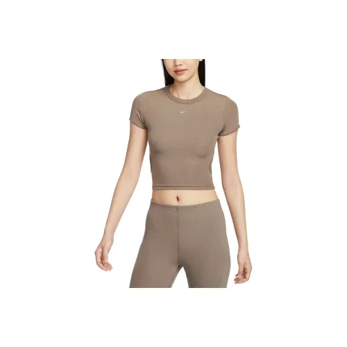Nike Sportswear Regular T Shirt Women's Mink Brown